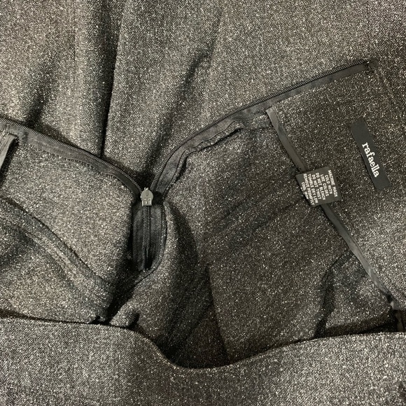 Rafaella A-Line Gray Tweed Skirt size 4 - Picture 4 of 5